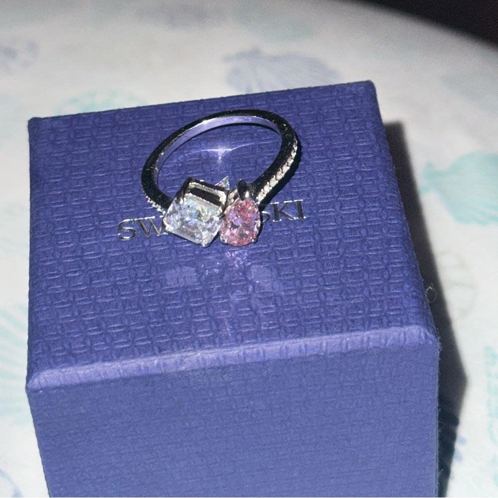 Swarovski double ring